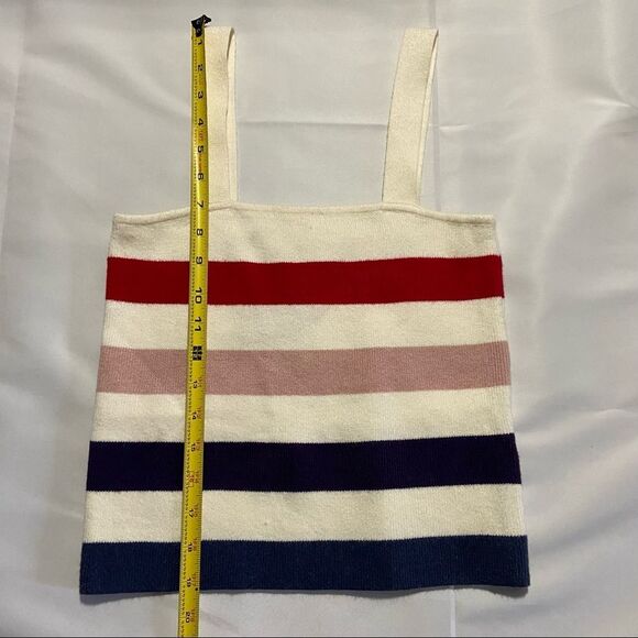 Moon & Madison Stripes Knit Tank Medium - Picture 6 of 7